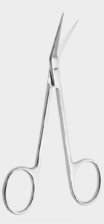 Ножиці гострі мікрохірургічні, зігнуті під кутом 11,5 см (cm)